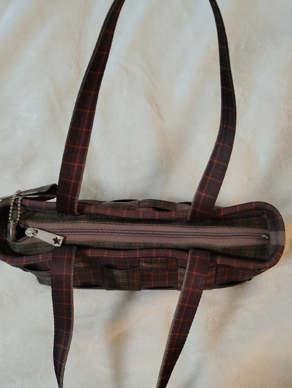 Harveys Plaid Woven Bag - Picture 4 of 7